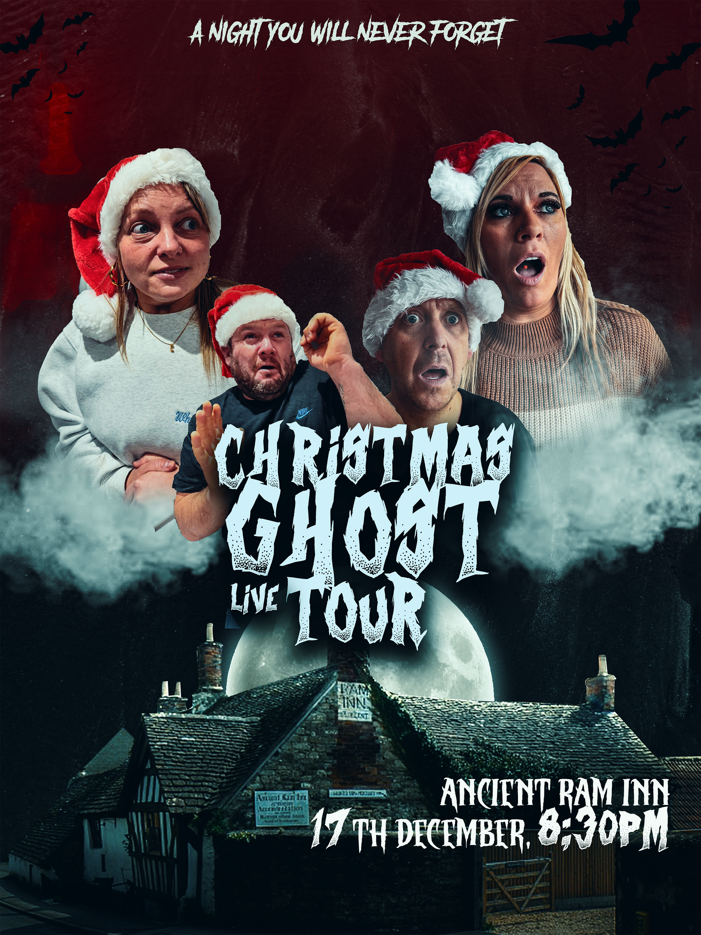 Christmas Ghost Tour | Ancient Ram Inn |  17th December 2025 8:30PM